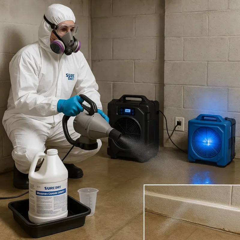 Sanitization and Odor Removal process in Providence, TX